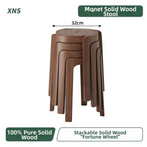XIANGNANSONG | Subsidized Durable Stacking Wooden Round Stool