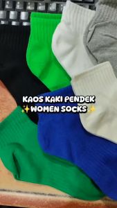 2306 KAOS KAKI PENDEK SEMATA KAKI WANITA ABG WOMEN ANKLE SOCKS KAUS KAKI KATUN PENDEK CEWEK IMPORT POLOS