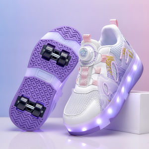 SHIYAN | Roller Skate Shoes Hidden Wheels Adjustable Light
