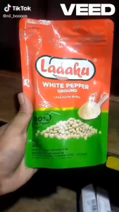 LADAKU WHITE PEPPER BUBUK MERICA PUTIH 250 GRAM DUS 24 POUCH NON COD FUN CORNER DENGAN PAKING AMAN