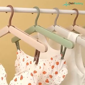 Foldable Collapsible Plastic Travel Non-Slip Hangers Cloth Hanger Travel Hanger Foldable Hanger Small Folding Hanger