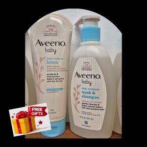 Baby Wash & Lotion - Aveeno with FREE GIFT