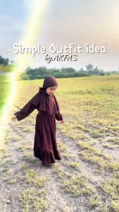 Akfas - Sett French Khimar Anak dan Gamis Anak