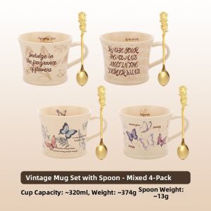 French Stylish Ceramic Mug Home Office
