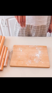 16/23/28cm Wooden Rolling Pin Non-Stick Cake Fondant Baking Cookies Noodle Biscuit Rolling Pin Crafts