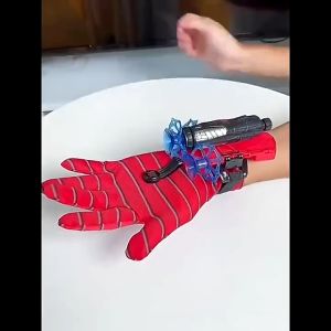 Spiderman Glove Web Shooter Toys Dart Blaster Launcher Toys Funny Toys Spider Web Stick Costume Cosplay Spider Man for Boys Birthday Kids