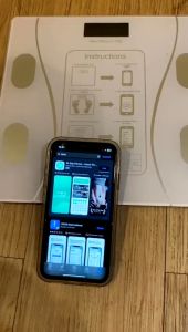 Timbangan Badan Diet - timbangan badan digital - smart body fat scale LED - alat ukur kadar lemak - timbangan diet