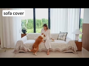 Premium Couch Cover Chenille 1-5seater Sofa Cover Throw Blanket with Tassels Soft Comfortable Sofa Towel Slipcover Multi-use Furniture Protector