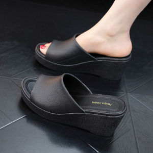 Dép Đế Xuồng Đế Dày Đế Cao Gót Thoải Mái Mùa Hè Ngoài Trời Dép Đi Trong Nhà Phòng Tắm Chống Trượt Đế Dày Đế Xuồng Đế Cao Gót