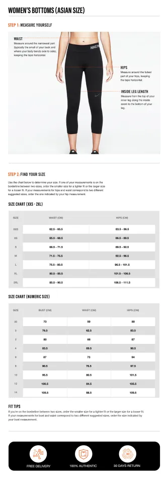 Nike Running Shorts Size Guide Nike Women's One Tempo Dri-FIT - Main Image