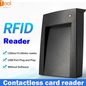 Contactless RFID Card Reader 125khz 13.56mhz ID IC Tag Reader USB Port Plug and Play Without Software