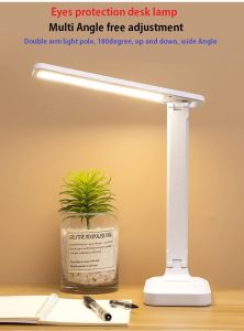 Led cảm ứng Gấp Đèn Bàn đầu giường đọc sách bảo vệ mắt đêm đèn USB sạc phong cách