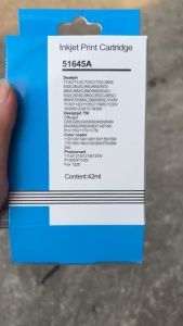 Mực máy in sơ đồ cao cấp 51645A mực in HP 45 (1 Hộp mực)