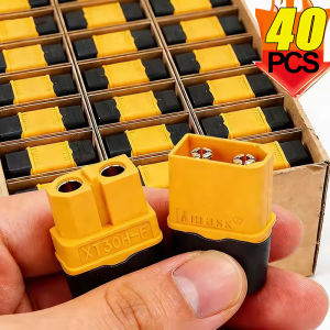 20pcs XT60 Male Female Bullet Connectors for Electric Wire / Housing Female / Male XT60 Plug with Sheath / Insulating Power Plugs Connector Adapter