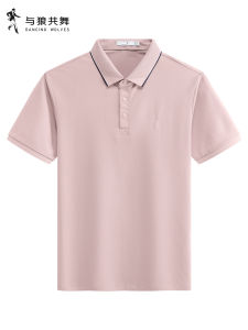 Tencel Breathable Mens Short Sleeve Polo