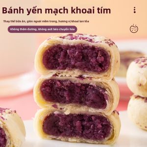 Healthy Nutritious Oat Sweet Potato Taro Cake