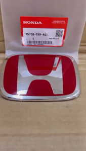 CIVIC TYPE R FL5 T60 🇯🇵H LOGO 🇯🇵EMBLEM MERAH 75700-TGH/T60-A01