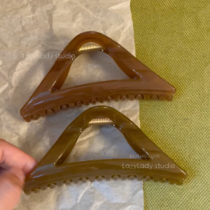 Kẹp Tóc Cá Mập Kiểu Pháp Nhẹ Dễ Sử Dụng Giữ Chắc Chắn Có Thể Dùng Cho Nhiều Tóc Kẹp Tóc Tròn Phụ Kiện Tóc Thời Trang