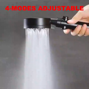 3 in 1 Shower Head With Hose Set Black High Pressure Bathroom Shower Sprayer Handheld Rain Shower Pressure Boost Shower Nozzle Universal Shower Head Water Saving