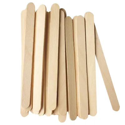 50/100Pcs Craft Sticks Ice Cream Sticks Natural Wood Popsicle Craft Sticks 11.4cm Length Treat Sticks Ice Pop Sticks for DIY
