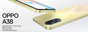OPPO | 2026 new OPPO A38 Global Unlocked Smartphone Dual Nano SIM 6.56 Inch 90Hz HD IPS Screen 50MP Dual Camera 5000mAh Battery Mobile