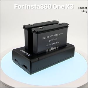 [Kingma] Insta360 One X3 Camera Replacement Battery and Charger Set for Insta 360 One X3 Cameras