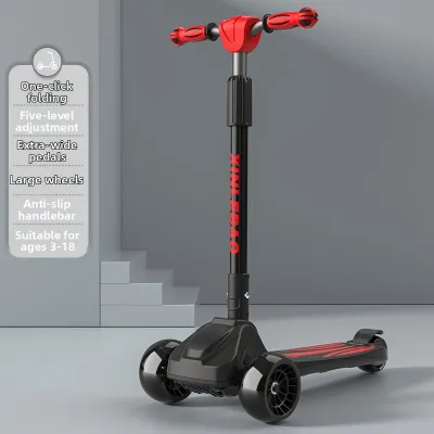 Folding Tricycle Scooter for Kids and Adults