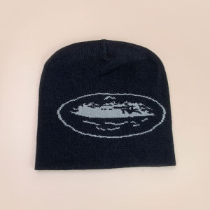 New Retro European American Knitted Hat for Men Women Street Hip-Hop Skateboarding Printing Beanies Hat Autumn Winter Warm