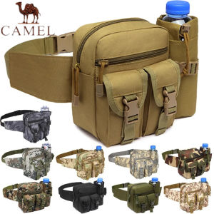 Camel Molle Mens Waterproof Waist Bag Outdoor Sports Bag Hunting Camping And Hiking Waist Bag