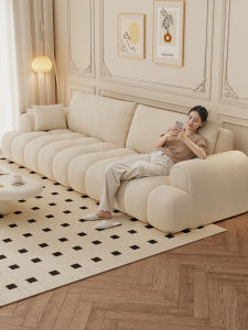 SAMEDREAM | Cat Scratch Resistant Fabric Sofa 3-Seater