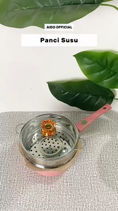 [LM] - Panci Mpasi Anti Lengket Sakura Flower Healthy/ Panci Susu Mpasi Plus Steamer/Panci Mpasi Baby