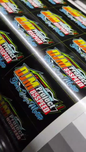Sticker Ritrama Anti Air - untuk branding dan kemasan - BISA REQUEST