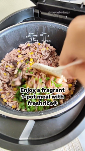 fresh rice® Brand Thai  Organic Jasmine Trio Rice 1kg