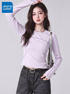 Jeanswest | Áo Thun Tay Dài Co Giãn Thoáng Mát Cho Nữ