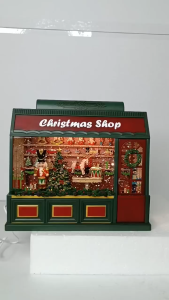 D&D Home l FC711 Christmas Forever Christmas Shop Snow Globe LED Musical Festive Decoration