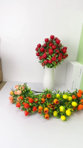 Artificial Fruit Potted Imitation Plants Bonsai Decoration For Home Room Table Wedding Arrangement