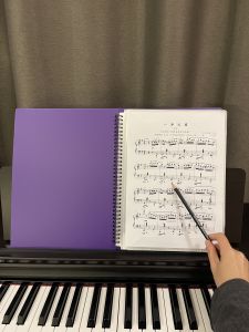 A4 Sheet Music Holder Portable Piano Music Folder Student File Folder Removable Pages Adjustable Music Book Case