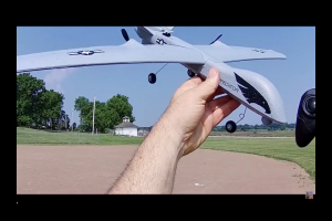 KFPLAN Z55 Predator 660mm 3 CH RC Airplane 2.4G Gyro