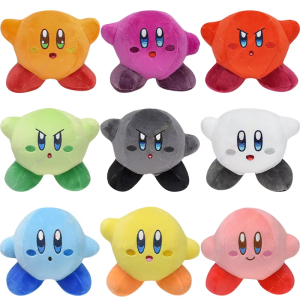 Takara Tomy | Star Kirby Plush Toys Anime Kirby Classic Sword Shadow Ghost 30th Star Kirby Red Orange Stuffed Peluche Dolls Kids Xmas Gifts