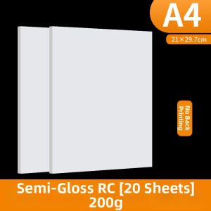 A4 Photo Paper Waterproof High Gloss RC Color Inkjet Printing Smooth Surface Photo Printer 230g 260g 180g 200g Photo Paper