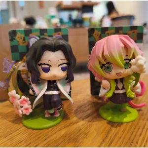 Bandai | Demon Slayer Tanjiro Kamado Nezuko Anime Figure Blind Box Creative Personalized Statue Model Ornament Surprise Gift