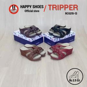 [🥇ทริปเปอร์แท้100%🔢ไซส์ 35-40👠ส้น 2.5 นิ้ว] TRIPPER รุ่น RC0215-13 รองเท้าเพื่อสุขภาพ รองเท้าสวมส้นสูง รองเท้าพื้นนุ่ม สวย นุ่มเบา สบายเท้า
