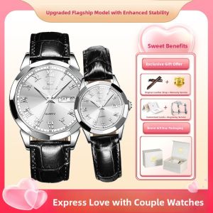 OLEVS | Couple Waterproof Luminous Mechanical Quartz Watch