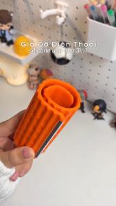 Giá Đỡ Điện Thoại Silicone Tùy ý Biến Hình - Uốn Cong Điều Chỉnh Nhiều Hình Dạng - Dùng Cho Điện Thoại Tablet Laptop