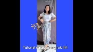 Velovedi . ROK / ROK LILIT / ROK LILIT BATIK / Rok lilit instan siap pakai / Rok lilit batik motif MELATI / Rok lilit kondangan remaja / Rok bawahan kebaya modern