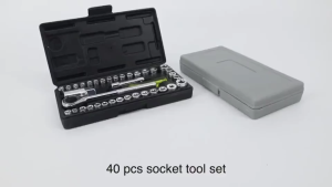 40PCS COMBINATION SOCKET WRENCH SET - Easy to Use - Easy to Carry - Easy to Store