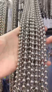 RANTAI DOMPET PRIA BAHAN BAJA PUTIH ANTI KARAT/PENGAMAN DOMPET PRIA/GANTUNGAN DOMPET PRIA/GANCI