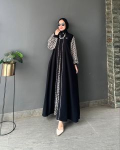gamis modern gamis remaja motif terbaru simple kekinian produk amore by ruby edisii padma dress