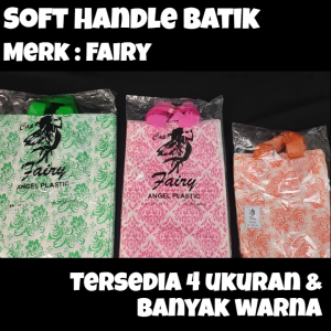 Kantong Plastik Soft Handle Motif Batik ANGEL Isi 50 Pcs / Shopping Bag / Kresek Souvenir