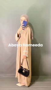 ABAYA HAMEEDA GAMIS CRINGKEL PREMIUM ABAYA TURKI DAILY DRESS. BAJU LEBARAN 2025 GAMIS MUSLIMAH